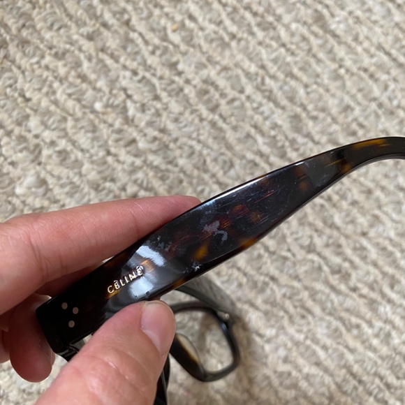 CELINE PARIS tortoise shell eyeglasses - Picture 6 of 8
